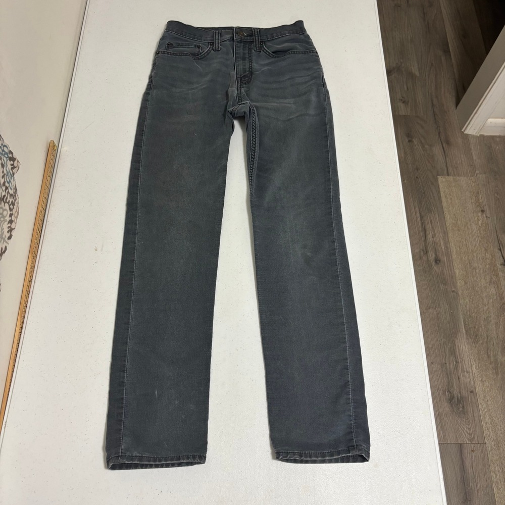 Goodfellow & Co Mens Slim Fit Gray Jeans 28x32 Washed Denim Stretch Pants